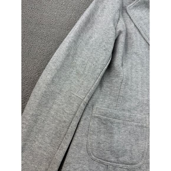 Ecru Women Small Gray Knit Blazer Light Weight Minimalist - Picture 9 of 14